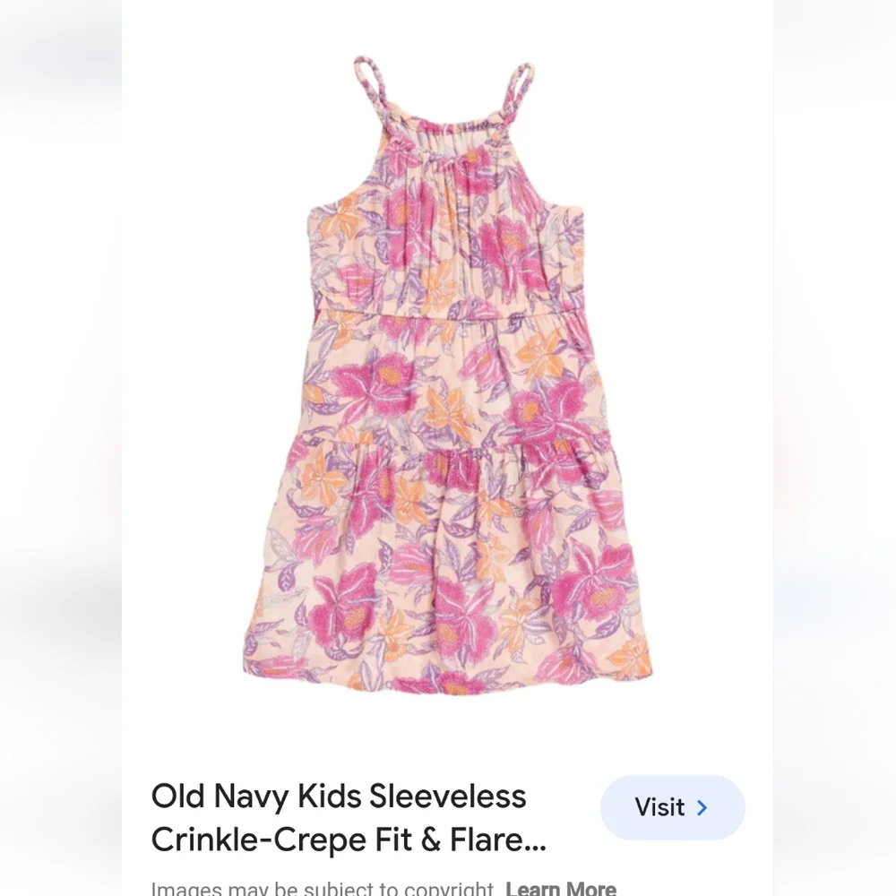 Old Navy floral dress- 3T